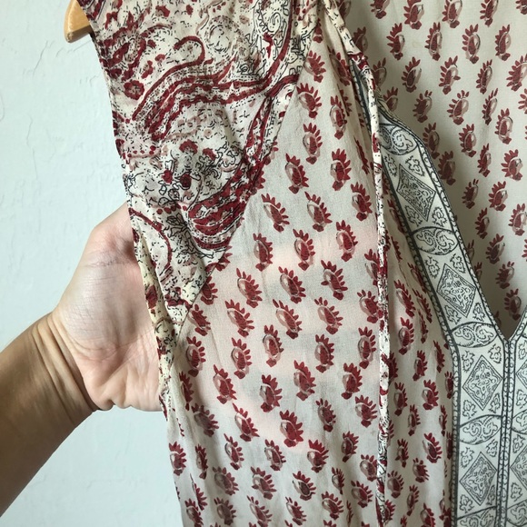 Ulla Johnson Georgette Tropez Midi Paisley Dress - Picture 8 of 16